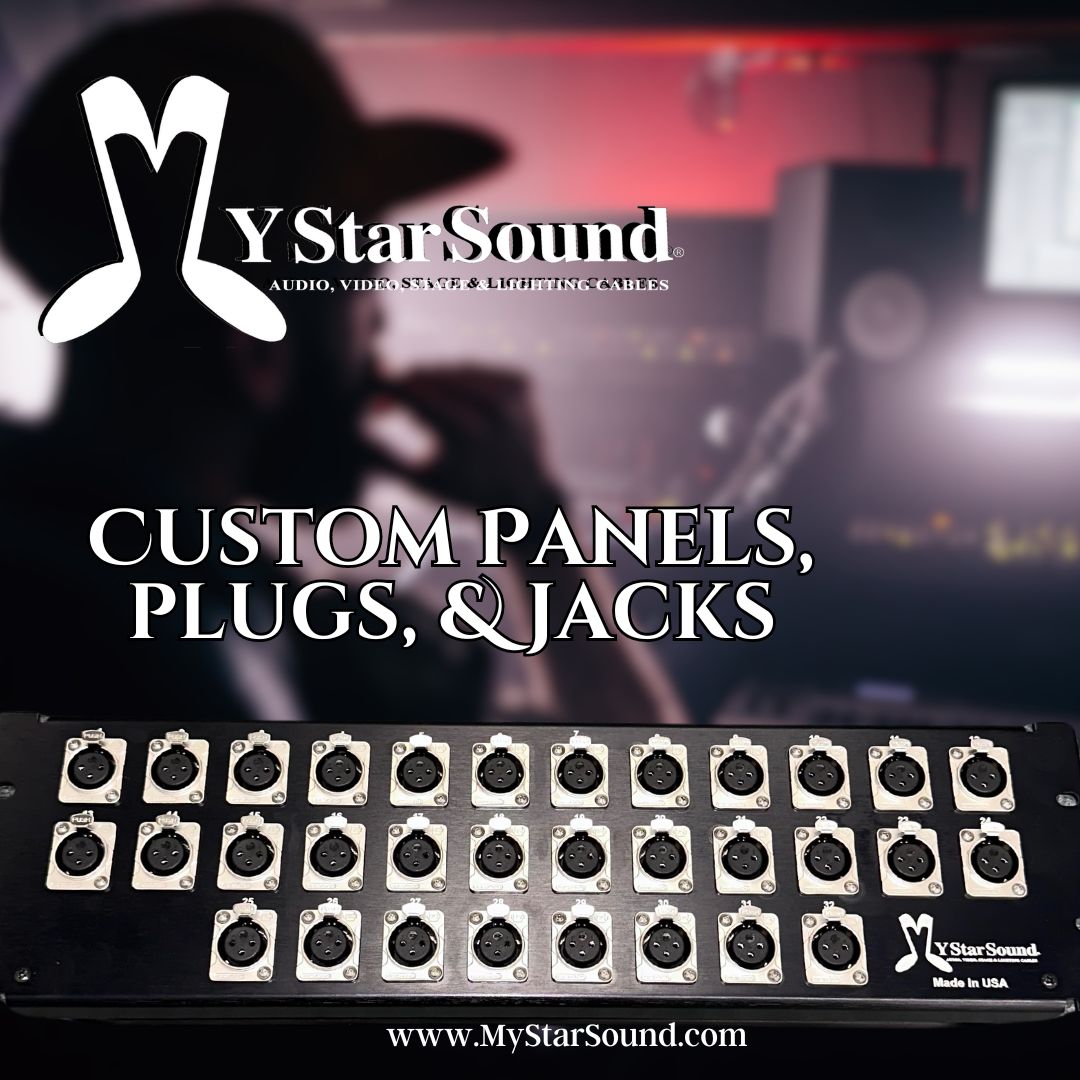 3U Customized Panel with 32 Female XLR Inputs